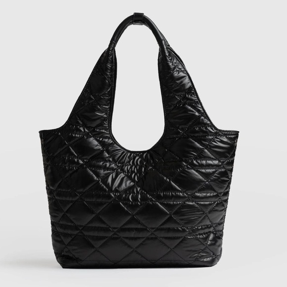 Saint + Sofia Stella Shoulder Tote Bag - Gloss Black - Picture 8 of 10